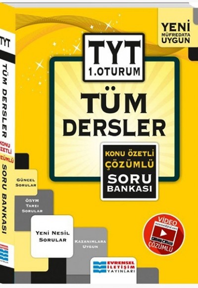 Evrensel TYT Tüm Dersler Konu Özetli Soru Bankası (Yeni)