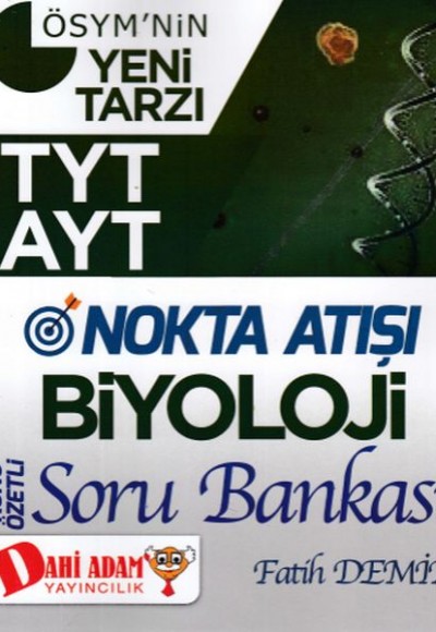 Dahi Adam TYT AYT Nokta Atışı Biyoloji Soru Bankası (Yeni)