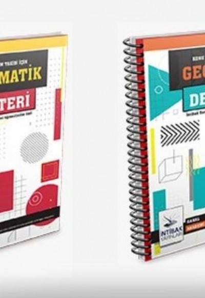 İntibak 2021 DGS ALES KPSS TYT Matematik Geometri Konu Anlatım Tek Defter