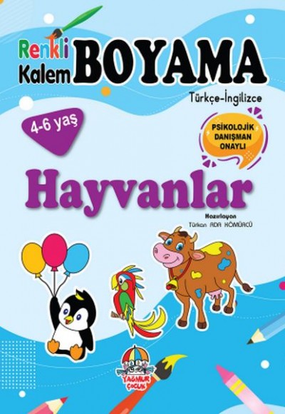 Renkli Kalem Boyama - Hayvanlar