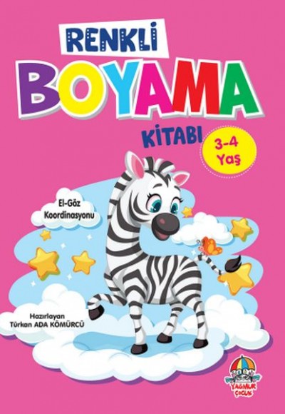 Renkli Boyama Kitabı (3-4 Yaş)