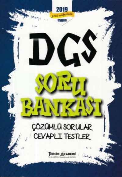 Tercih Akademi 2019 DGS Soru Bankası (Yeni)