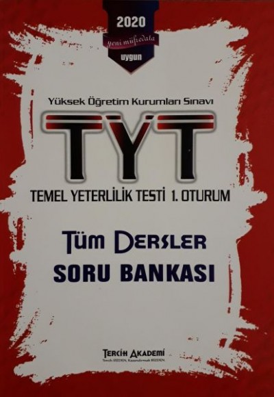 Tercih Akademi  TYT 1. Oturum Tüm Desler Soru Bankası (Yeni)