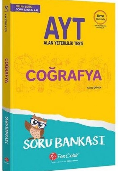 FenCebir AYT Coğrafya Soru Bankası Orijin Serisi (Yeni)