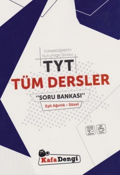 Kafa Dengi TYT Tüm Dersler Eşit Ağırlık Sözel Soru Bankası (Yeni)