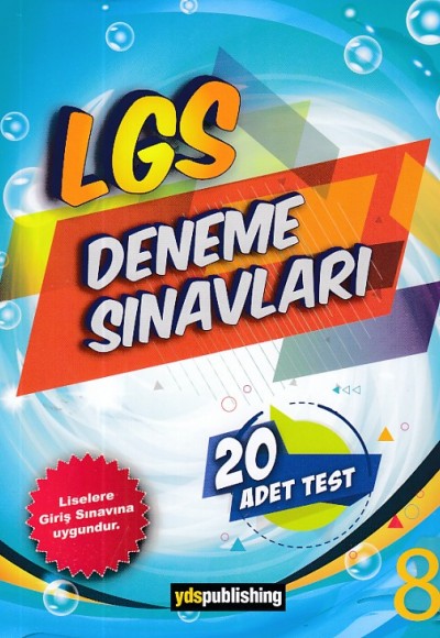 YDS 8. Sınıf LGS Deneme Sınavları 20 Adet Test