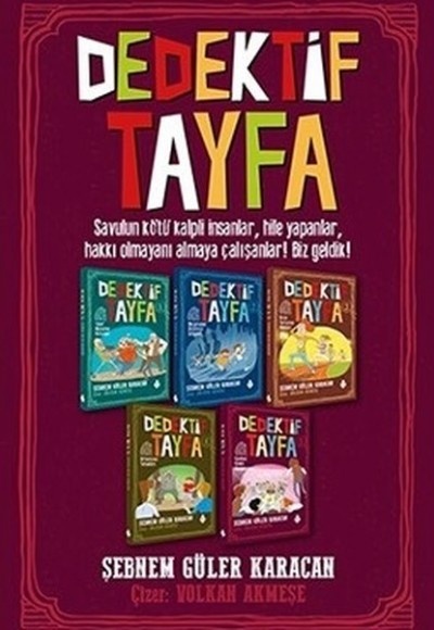 Dedektif Tayfa Seti - 5 Kitap Takım