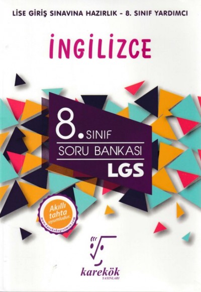 Karekök 8. Sınıf LGS İngilizce  Soru Bankası