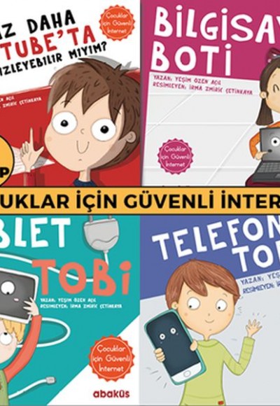 Çocuklar İçin Güvenli İnternet Seti - 5 Kitap Takım