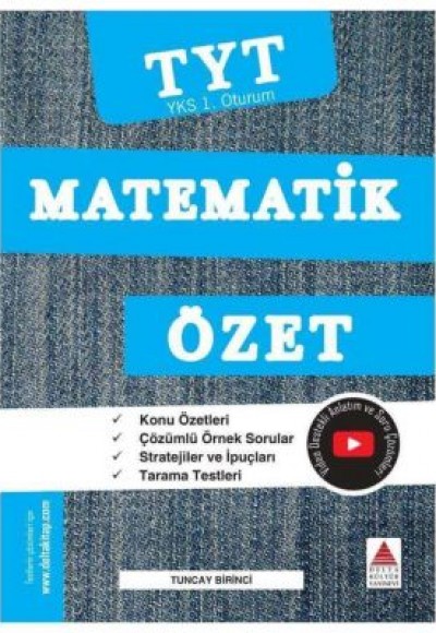 Delta Kültür YKS TYT 1. Oturum Matematik Özet (Yeni)