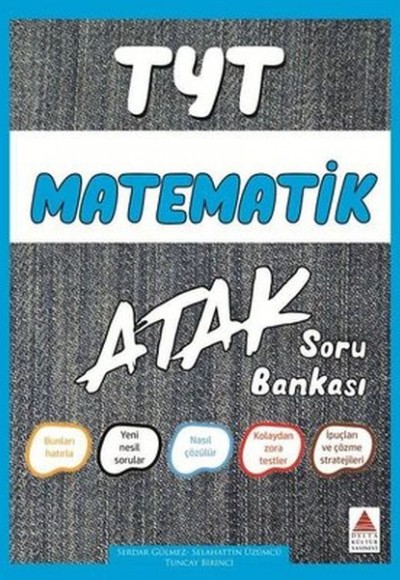 Delta TYT Matematik Atak Soru Bankası (Yeni)