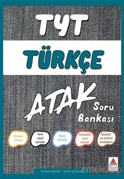 Delta TYT Türkçe Atak Soru Bankası (Yeni)