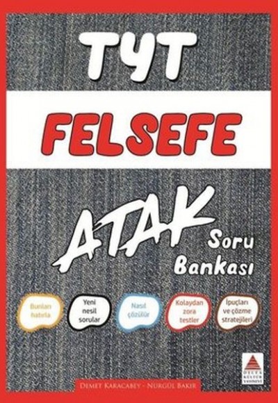 Delta TYT Felsefe Atak Soru Bankası (Yeni)