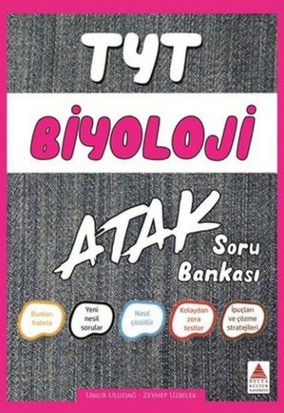 Delta TYT Biyoloji Atak Soru Bankası (Yeni)