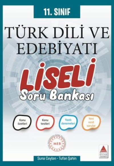 Delta 11. Sınıf Türk Dili ve Edebiyatı Liseli Soru Bankası (Yeni)