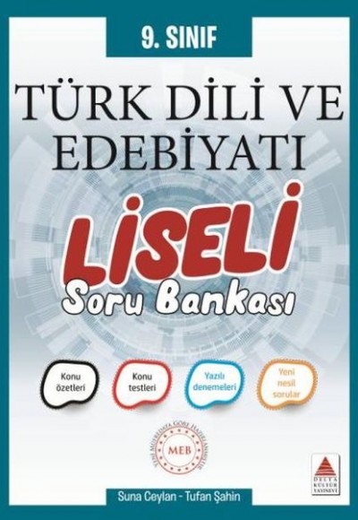 Delta 9. Sınıf Türk Dili ve Edebiyatı Liseli Soru Bankası (Yeni)