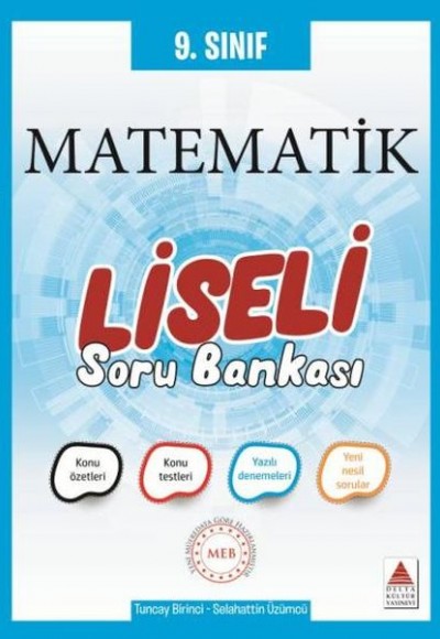 Delta 9. Sınıf Matematik Liseli Soru Bankası (Yeni)