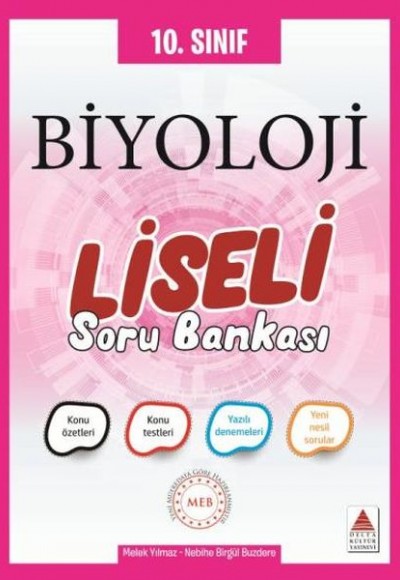 Delta 10. Sınıf Biyoloji Liseli Soru Bankası (Yeni)