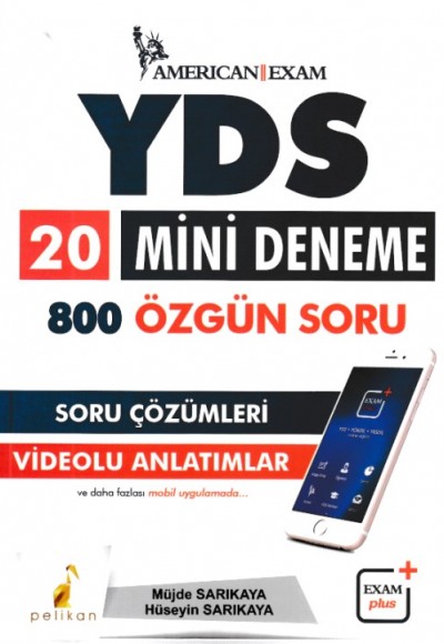 Pelikan YDS 20 Mini Deneme 800 Özgün Soru