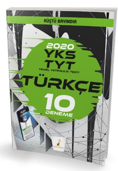 Pelikan YKS TYT 2020 Türkçe Dijital Çözümlü 10 Deneme Sınavı (Yeni)