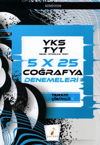 Pelikan YKS TYT 5x25 Coğrafya Denemeleri (Yeni)