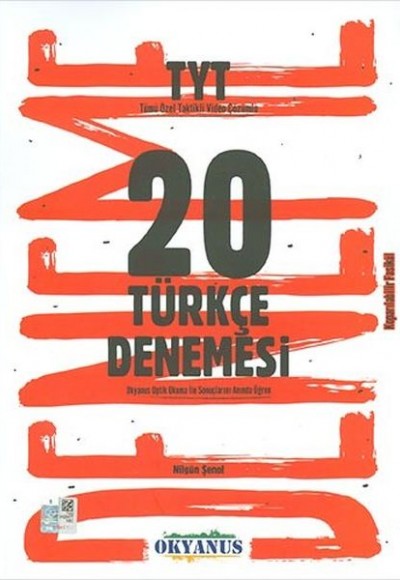 Okyanus TYT 20 Türkçe Denemesi (Yeni)