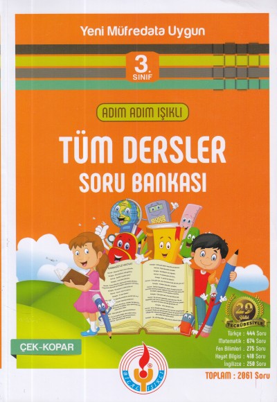 Adım Adım Işıklı 3.Sınıf Tüm Dersler Soru Bankası (Yeni)