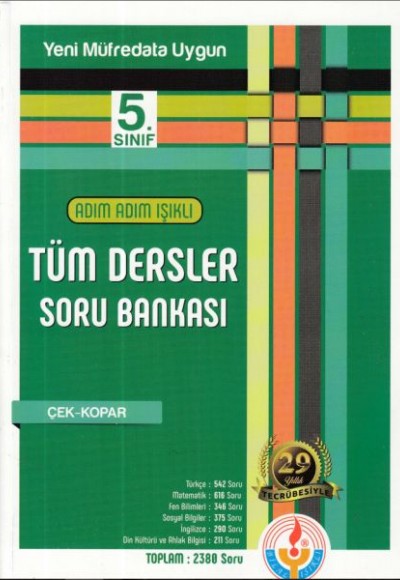 Adım Adım Işıklı 5. Sınıf Tüm Dersler Soru Bankası (Yeni)