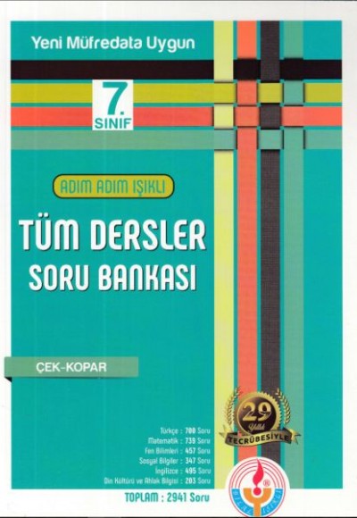 Adım Adım Işıklı 7.Sınıf Tüm Dersler Soru Bankası (Yeni)