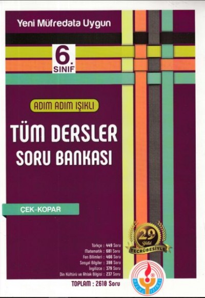 Adım Adım Işıklı 6.Sınıf Tüm Dersler Soru Bankası (Yeni)