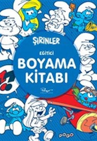 Eğitici Boyama Kitabı - Şirinler