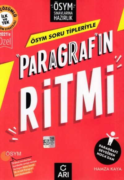 Arı ÖSYM Soru Tipleriyle Paragrafın Ritmi 2021'e Özel (Yeni)