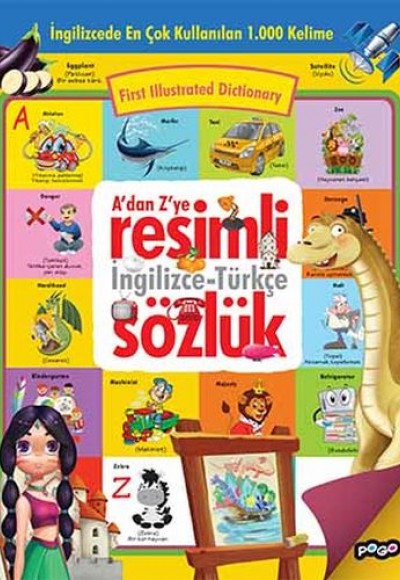 A'dan Z'ye Resimli İngilizce-Türkçe Sözlük