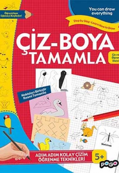 Çiz ve Öğren Dizisi - Çiz, Boya Tamamla