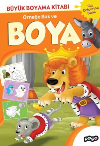 Büyük Boyama Kitabı 3 - Örneğe Bak ve Boya