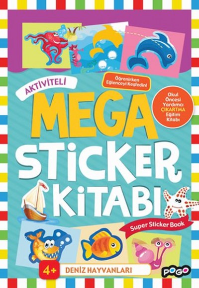Mega Sticker Deniz Hayvanları