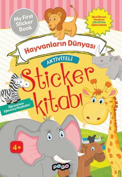 Aktiviteli Sticker Hayvanların Dünyası