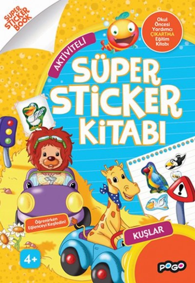 Süper Sticker Kuşlar