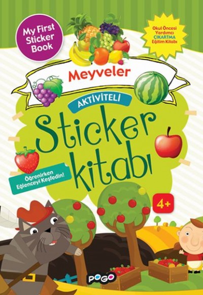 Aktiviteli Sticker Meyveler