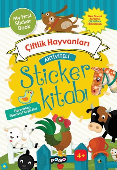 Aktiviteli Sticker Çiftlik Hayvanları