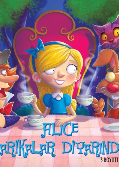 Alice Harikalar Diyarında (3 Boyutlu Kitap)