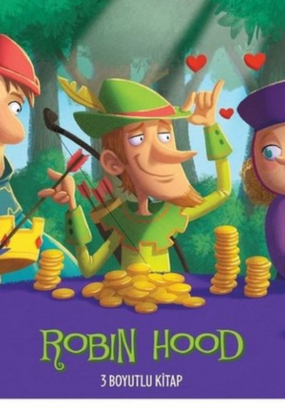 Robin Hood-3 Boyutlu Kitap