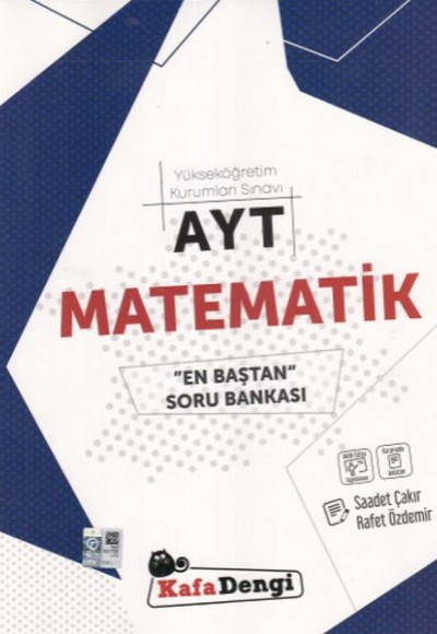 Kafa Dengi AYT Matematik En Baştan Soru Bankası (Yeni)