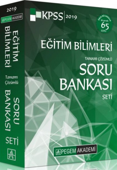 Pegem 2019 KPSS Eğitim Bilimleri Tamamı Çözümlü Modüler Soru Bankası Seti 6 Kitap (Yeni)