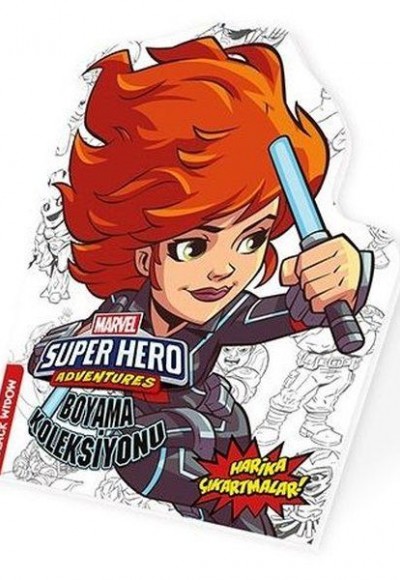 Black Widow - Marvel Süper Kahramanlar Boyama Koleksiyonu