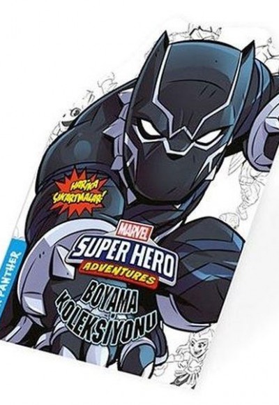 Black Panter - Marvel Süper Kahramanlar Boyama Koleksiyonu
