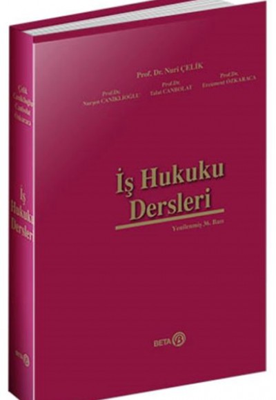 İş Hukuku Dersleri (Ciltli)