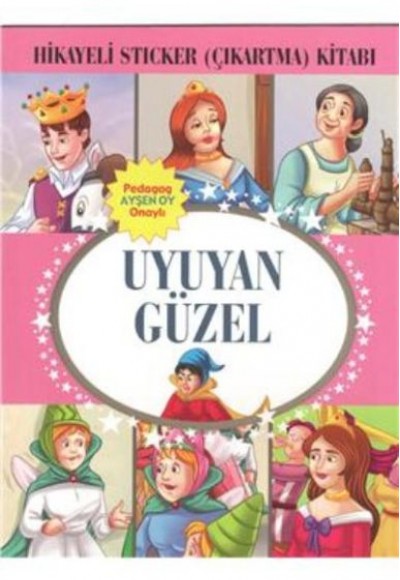 Uyuyan Güzel Hikayeli Sticker Çıkartma Kitabı