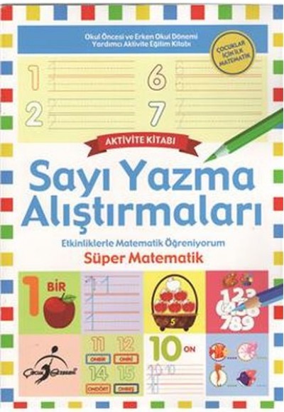 Sayı Yazma Alıştırmaları Çocuklar İçin İlk Matematik