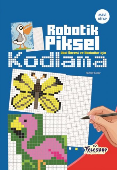 Robotik Piksel Kodlama Mavi Kitap